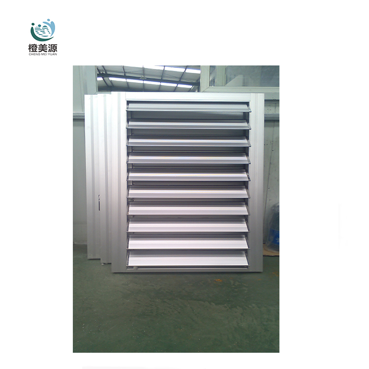 Aluminum alloy hollow flat shutter window